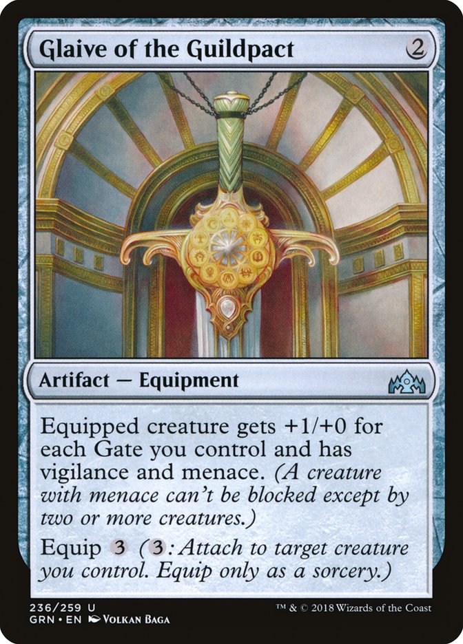 Glaive of the Guildpact - [Foil] Guilds of Ravnica (GRN)