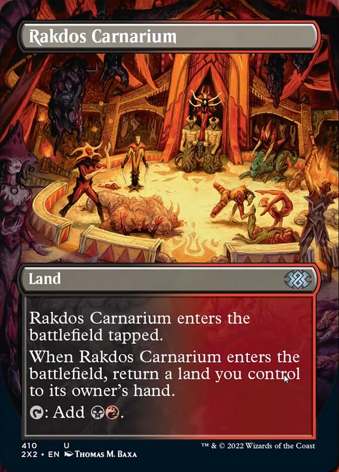 Rakdos Carnarium - [Borderless] Double Masters 2022 (2X2)