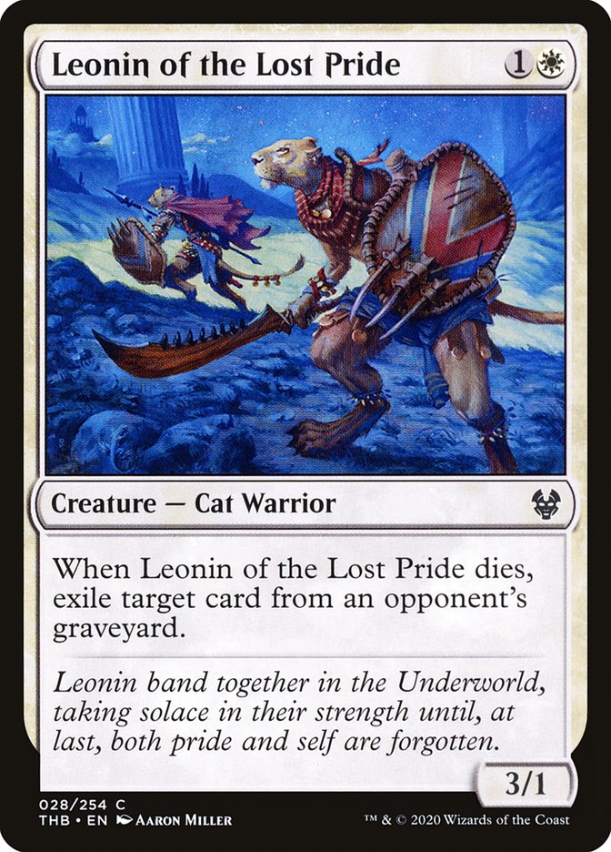 Leonin of the Lost Pride - [Foil] Theros Beyond Death (THB)