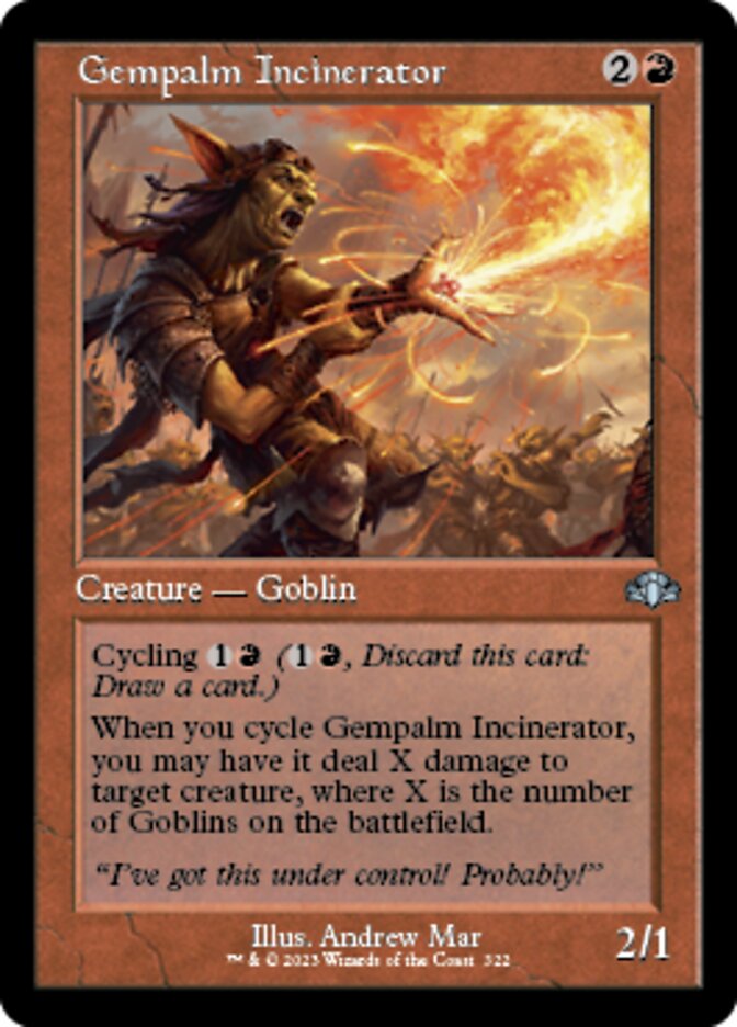 Gempalm Incinerator - [Retro Frame] Dominaria Remastered (DMR)