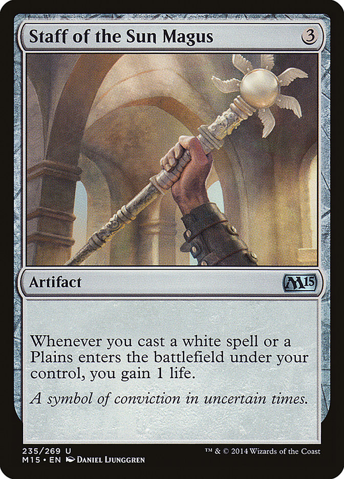 Staff of the Sun Magus - [Foil] Magic 2015 (M15)