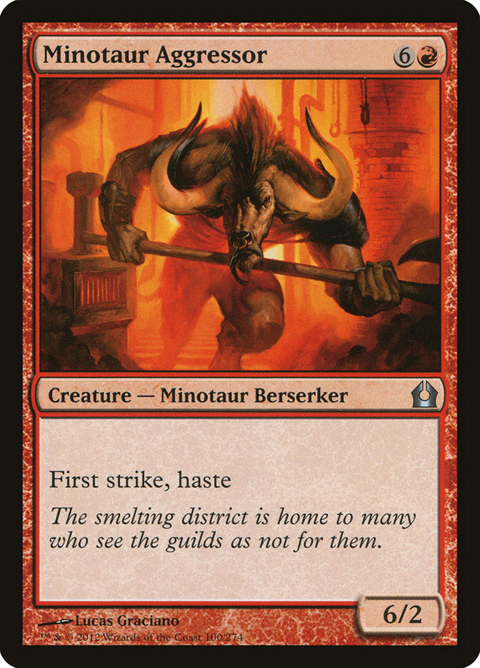 Minotaur Aggressor - [Foil] Return to Ravnica (RTR)