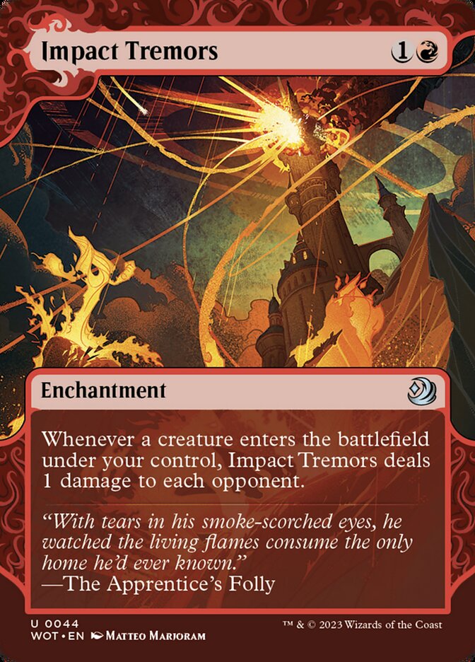 Impact Tremors - [Showcase] Wilds of Eldraine: Enchanting Tales (WOT)