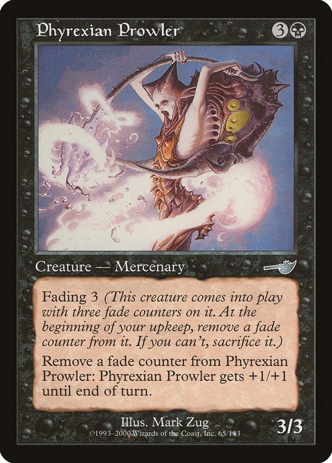 Phyrexian Prowler - [Foil] Nemesis (NEM)