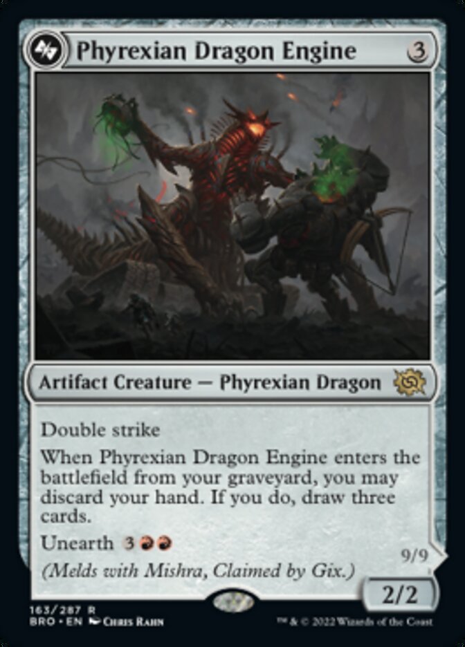 Phyrexian Dragon Engine // Mishra, Lost to Phyrexia - [Foil] The Brothers' War (BRO)