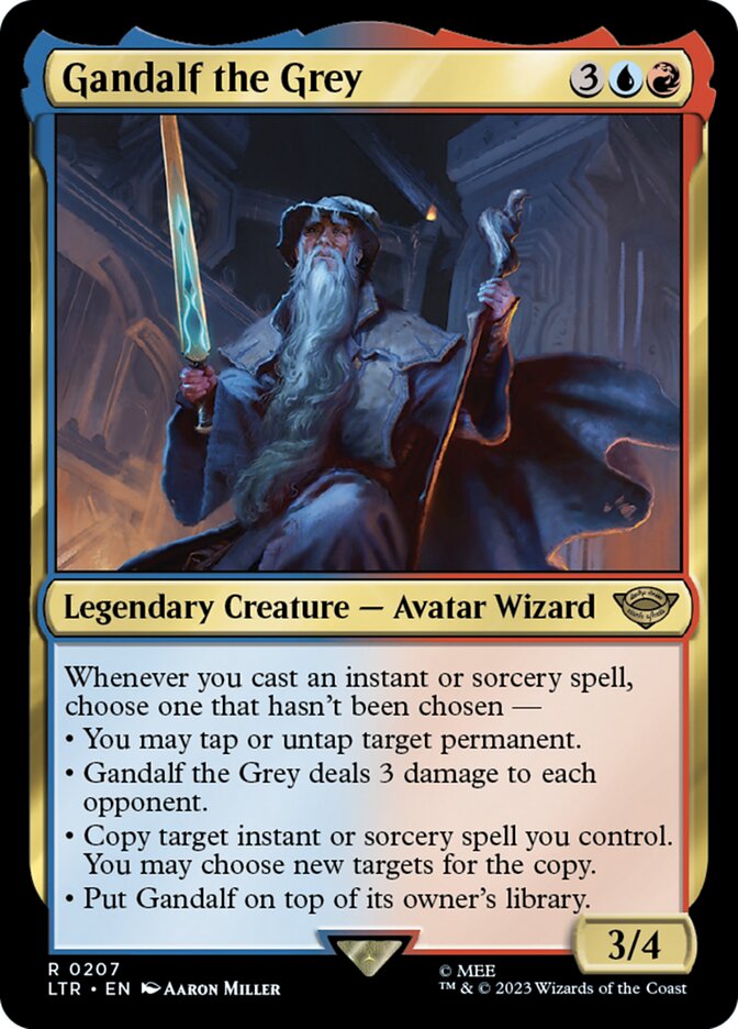 Gandalf the Grey - [Foil] The Lord of the Rings: Tales of Middle-earth (LTR)