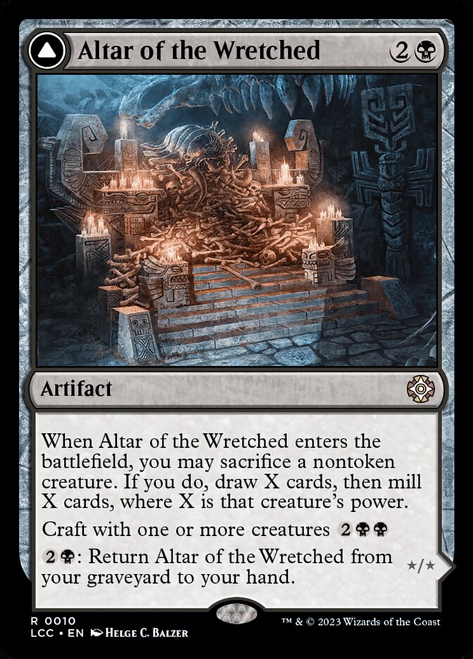 Altar of the Wretched // Wretched Bonemass - [Foil] Lost Caverns of Ixalan Commander (LCC)