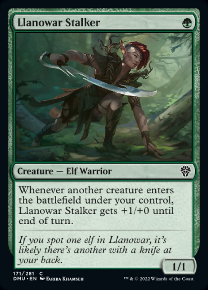 Llanowar Stalker - [Foil] Dominaria United (DMU)