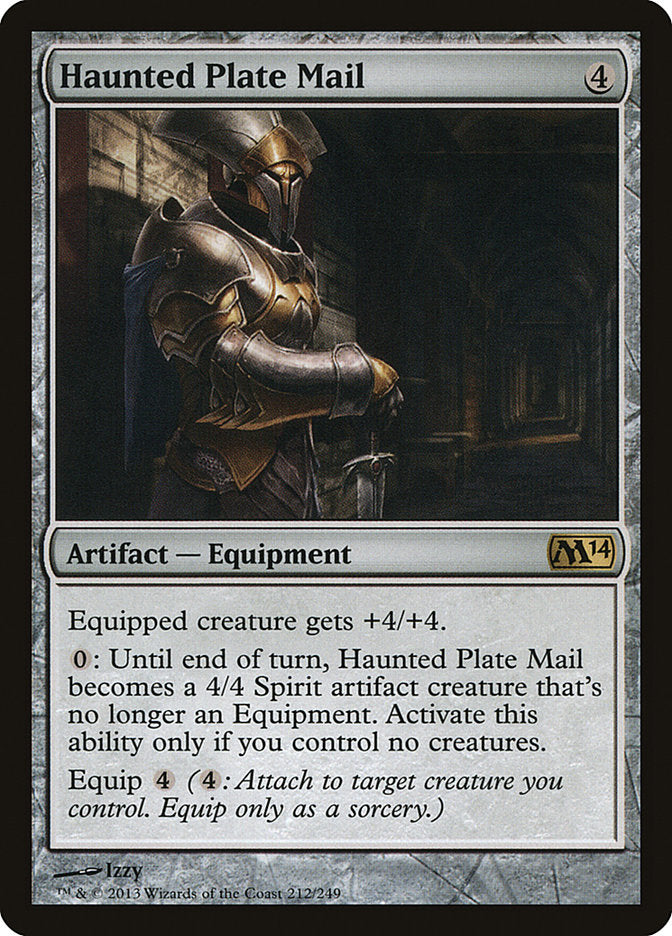 Haunted Plate Mail - [Foil] Magic 2014 (M14)
