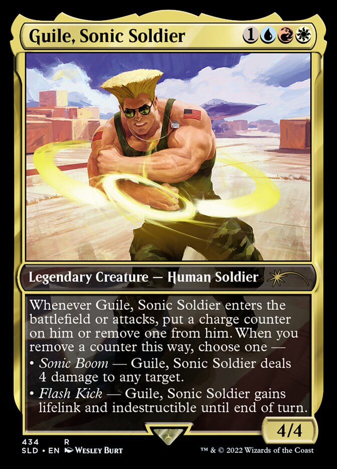 Guile, Sonic Soldier - Immard, the Stormcleaver - Secret Lair Drop (SLD)
