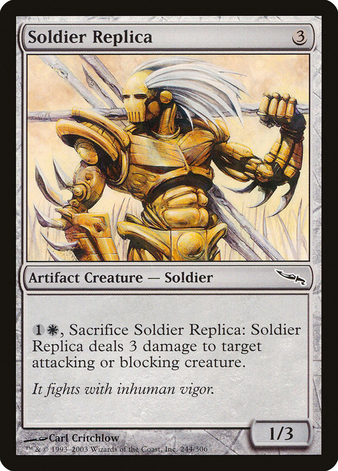 Soldier Replica - [Foil] Mirrodin (MRD)