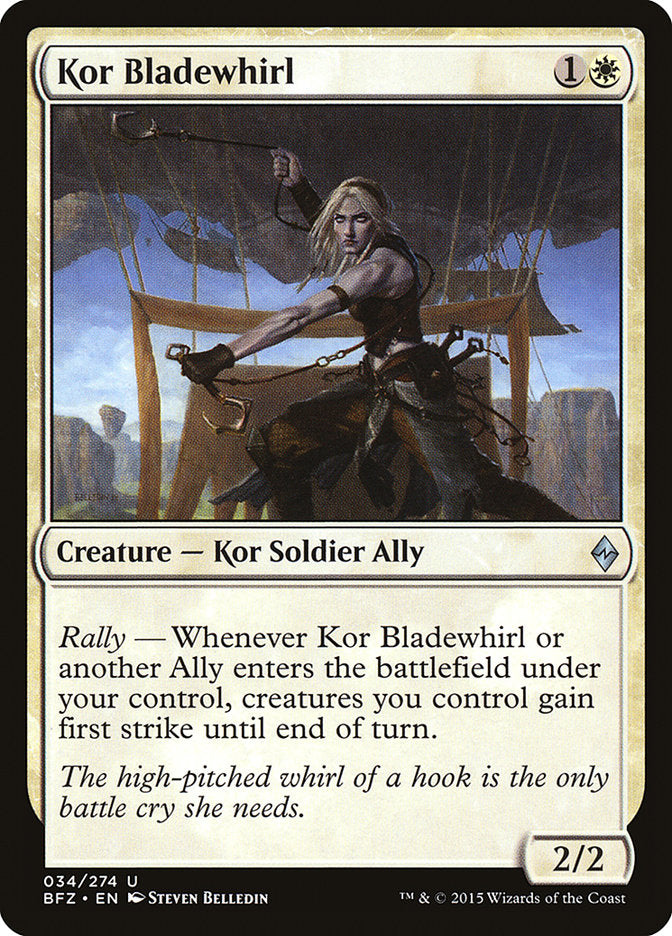 Kor Bladewhirl - [Foil] Battle for Zendikar (BFZ)