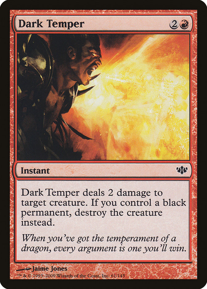 Dark Temper - [Foil] Conflux (CON)