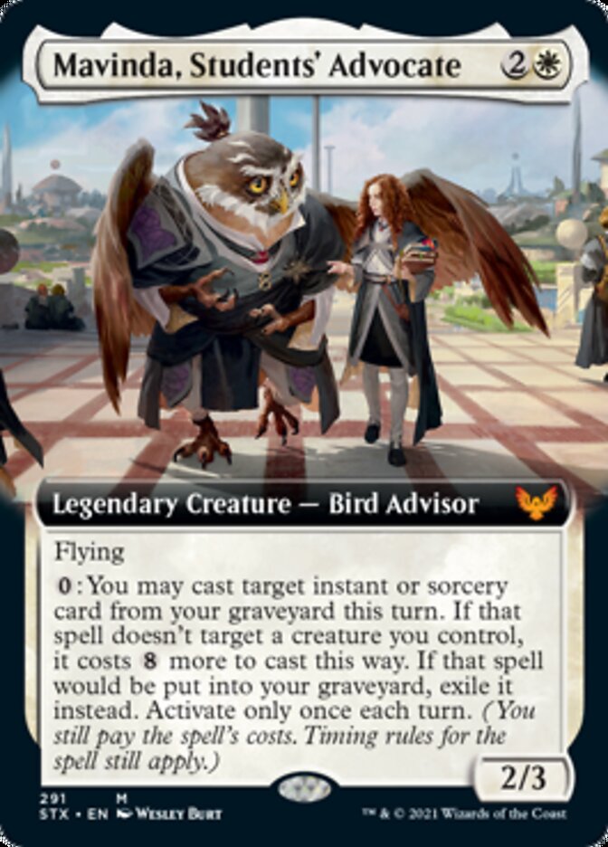 Mavinda, Students' Advocate - [Foil, Extended Art] Strixhaven: School of Mages (STX)