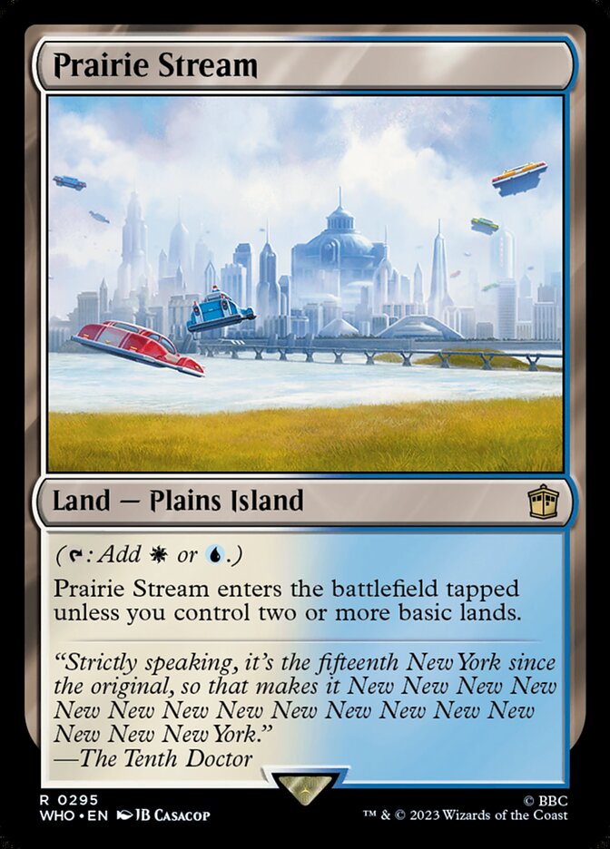 Prairie Stream - [Foil] Doctor Who (WHO)