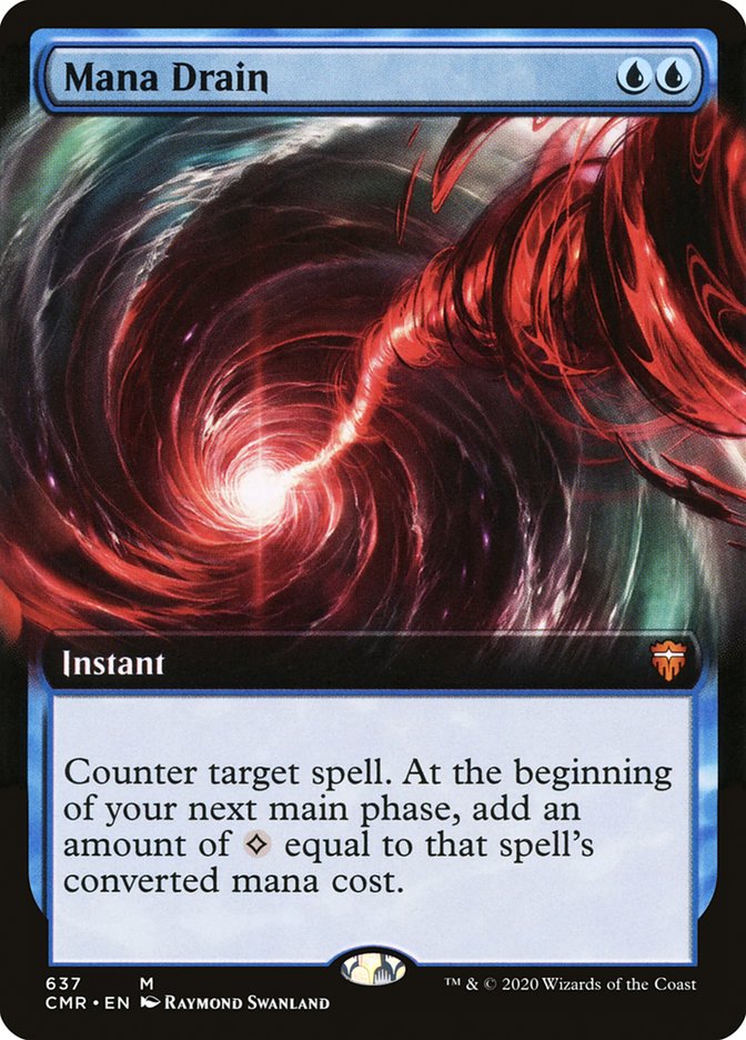 Mana Drain - [Foil, Extended Art] Commander Legends (CMR)