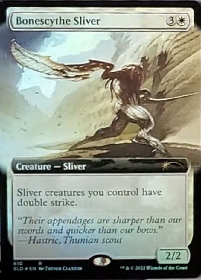 Bonescythe Sliver (610) - [Foil, Extended Art] Secret Lair Drop (SLD)