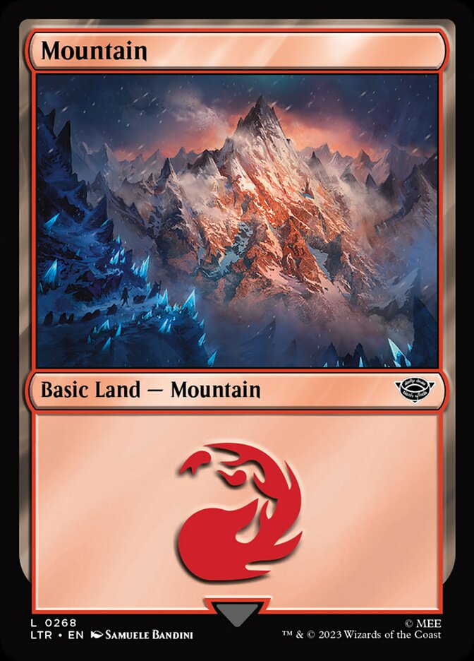 Mountain (268) - [Foil] The Lord of the Rings: Tales of Middle-earth (LTR)