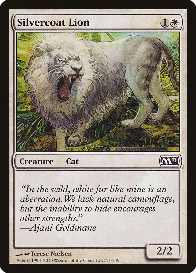 Silvercoat Lion - [Foil] Magic 2011 (M11)