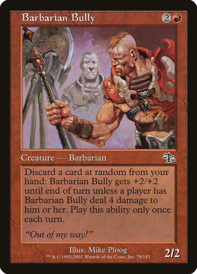 Barbarian Bully - [Foil] Judgment (JUD)