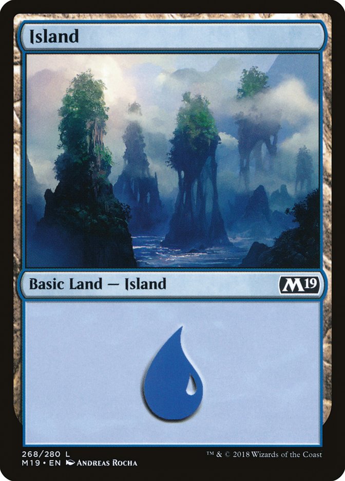Island - [Foil] Core Set 2019 (M19)