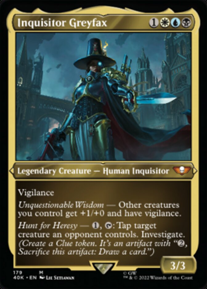 Inquisitor Greyfax - [Surge Foil] Warhammer 40,000 Commander (40K)
