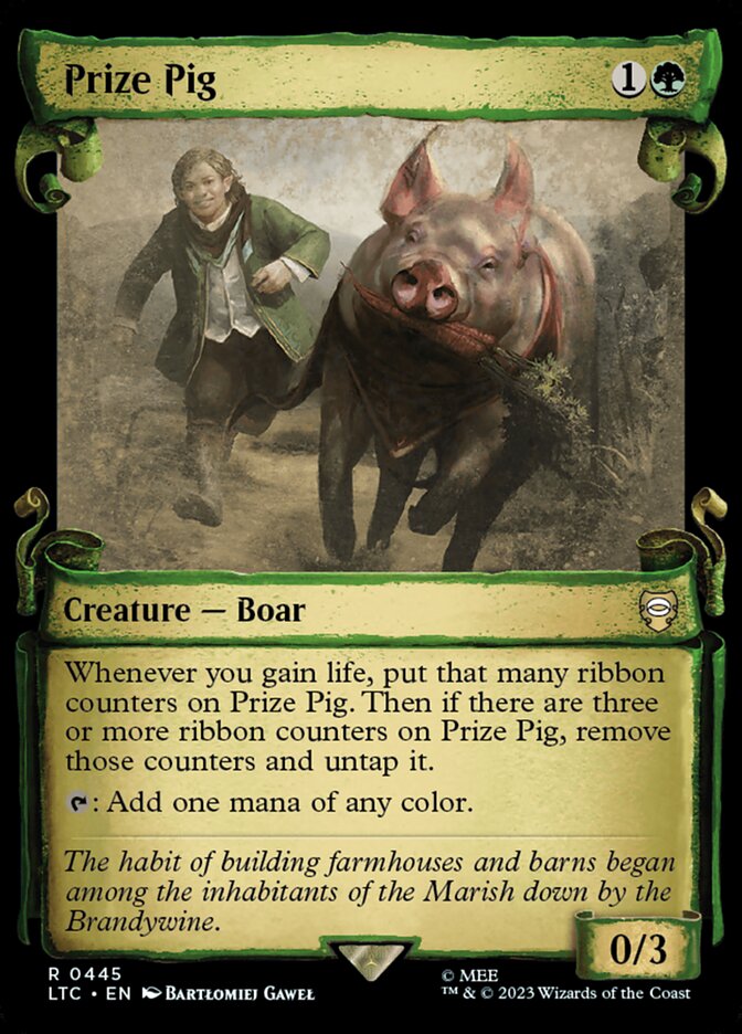 Prize Pig - [Foil, Showcase Scroll] Tales of Middle-earth Commander (LTC)