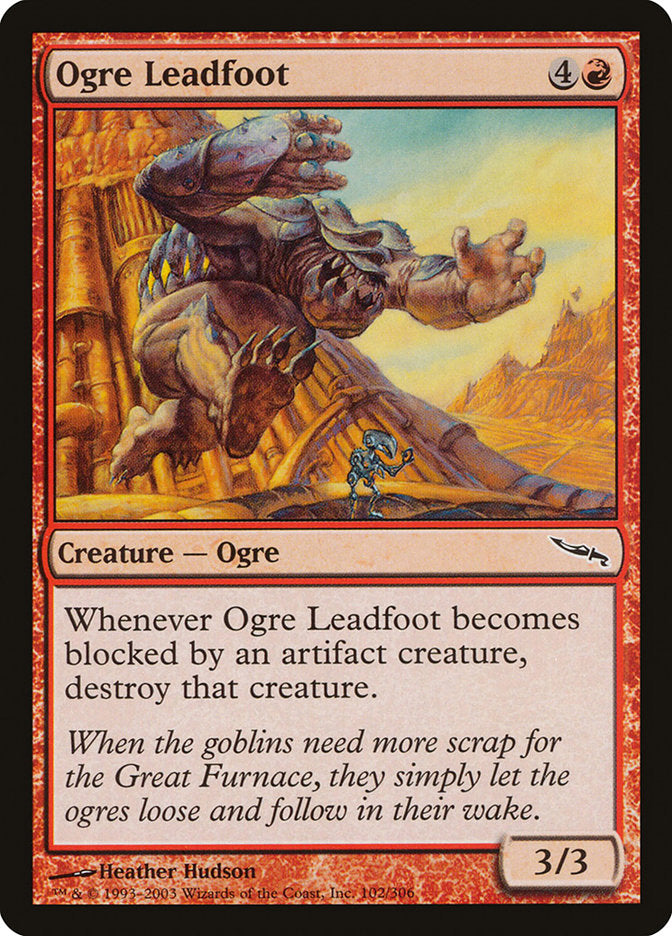 Ogre Leadfoot - [Foil] Mirrodin (MRD)