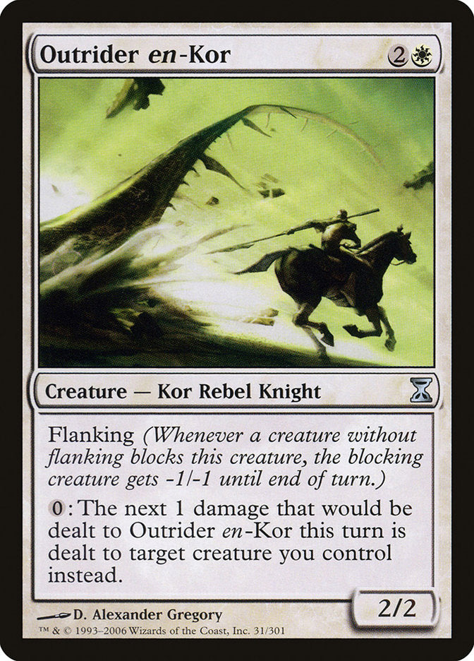 Outrider en-Kor - [Foil] Time Spiral (TSP)
