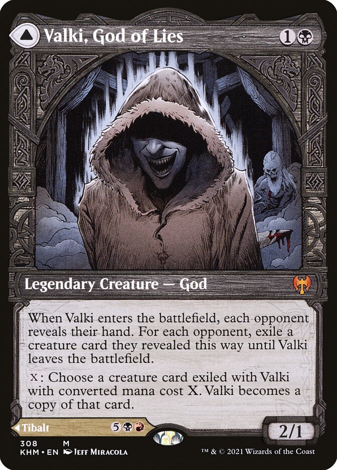 Valki, God of Lies // Tibalt, Cosmic Impostor - [Showcase] Kaldheim (KHM)