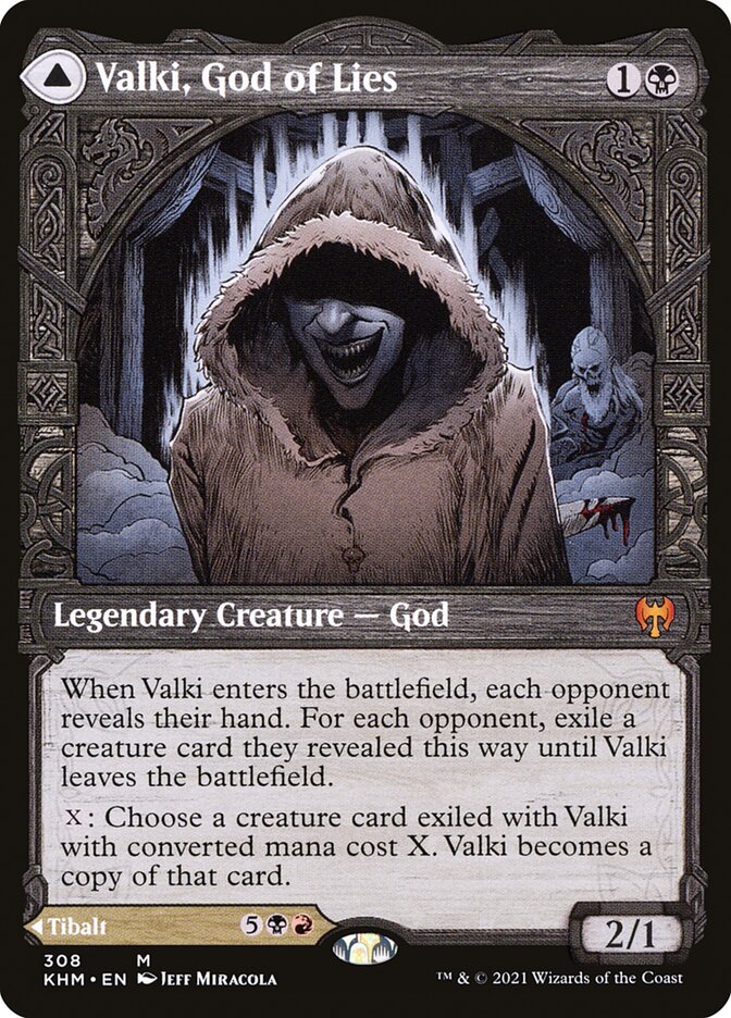 Valki, God of Lies // Tibalt, Cosmic Impostor - [Foil, Showcase] Kaldheim (KHM)