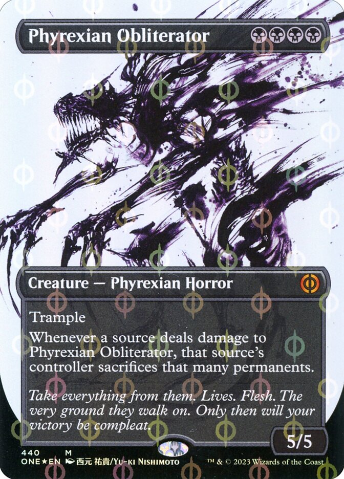 Phyrexian Obliterator - [Step and Compleat Foil, Showcase] Phyrexia: All Will Be One (ONE)