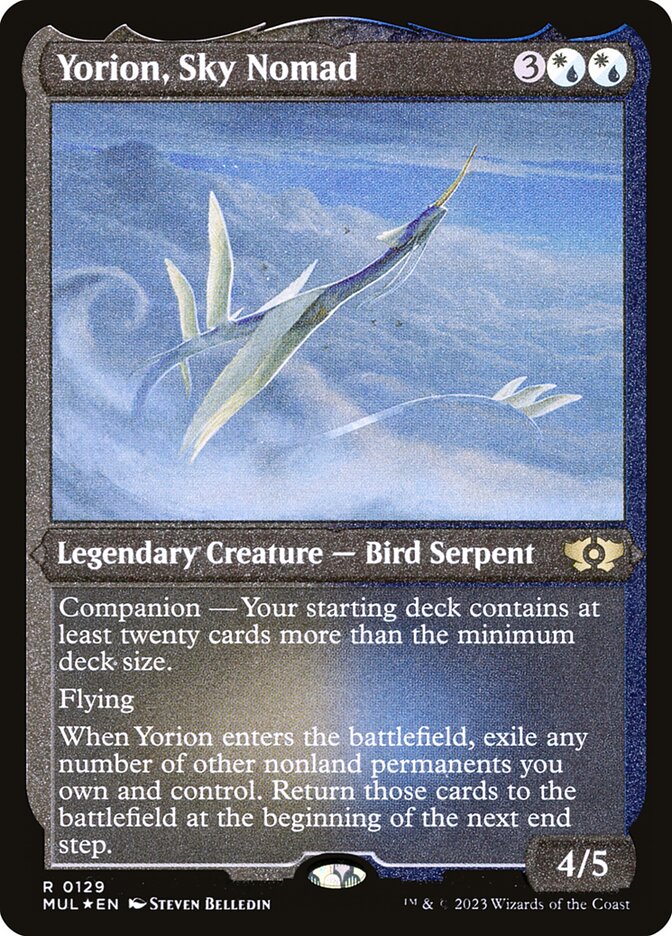 Yorion, Sky Nomad - [Etched Foil] Multiverse Legends (MUL)