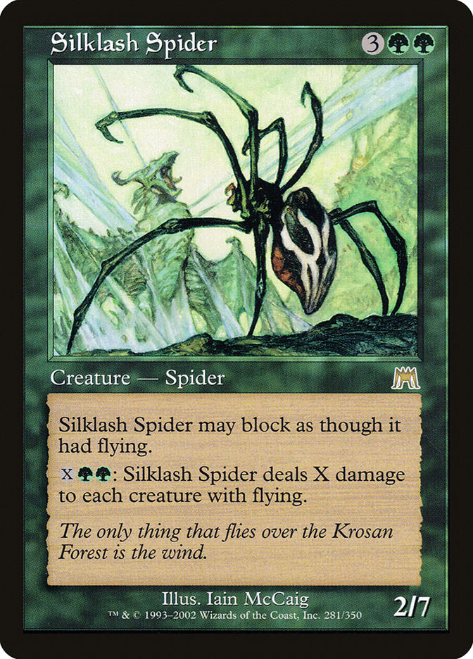Silklash Spider - [Foil, Retro Frame] Onslaught (ONS)