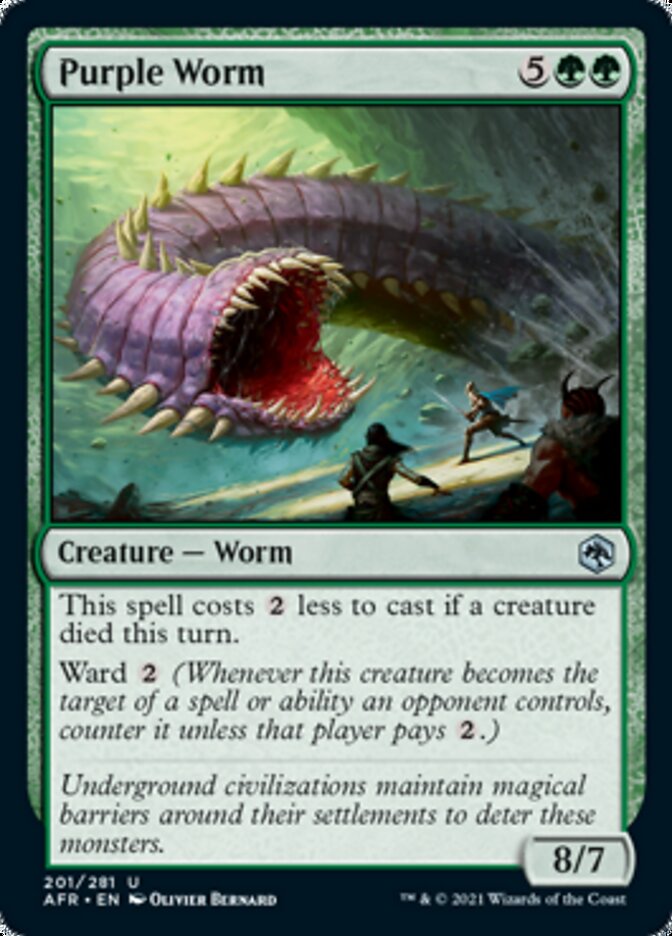 Purple Worm - [Foil] Adventures in the Forgotten Realms (AFR)