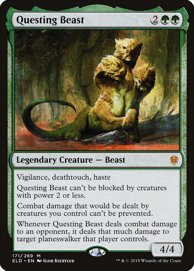 Questing Beast - [Foil] Throne of Eldraine (ELD)