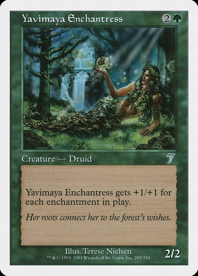 Yavimaya Enchantress - [Foil] Seventh Edition (7ED)