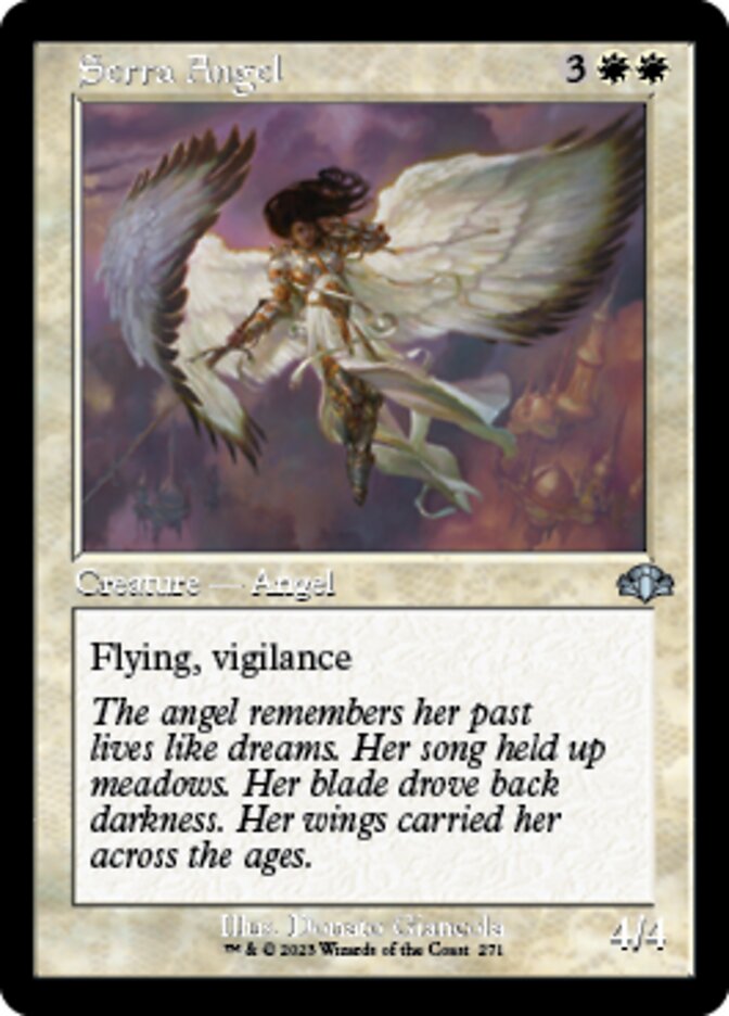 Serra Angel - [Retro Frame] Dominaria Remastered (DMR)