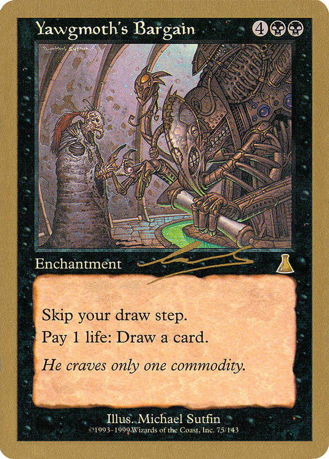 Yawgmoth's Bargain - World Championship Decks 2000 (WC00)