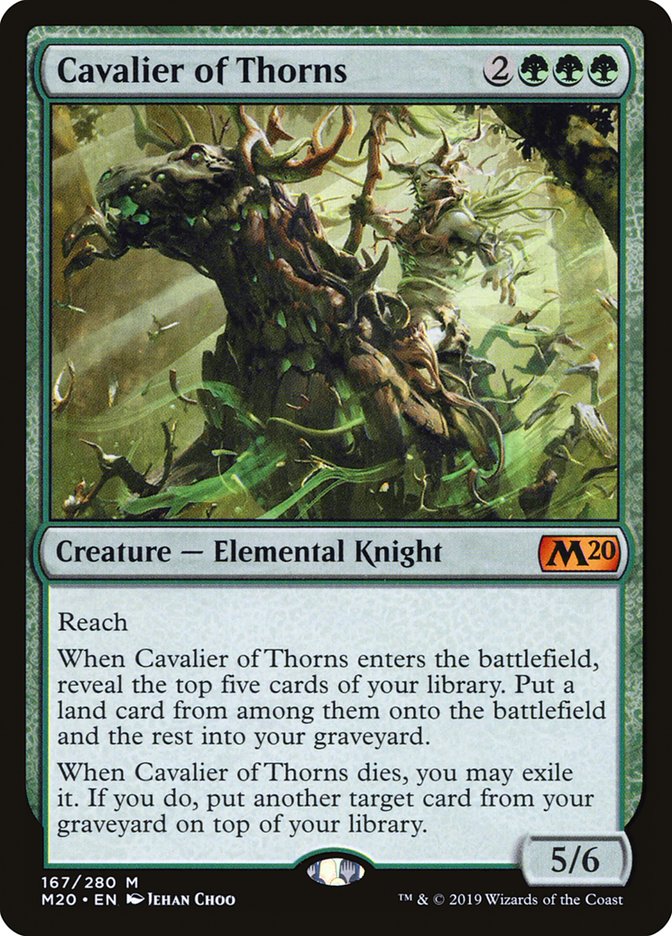 Cavalier of Thorns - [Foil] Core Set 2020 (M20)