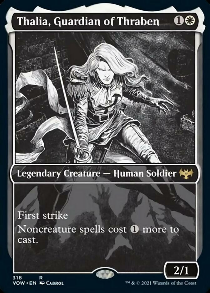Thalia, Guardian of Thraben - [Foil, Showcase] Innistrad: Crimson Vow (VOW)