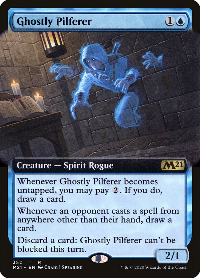 Ghostly Pilferer - [Extended Art] Core Set 2021 (M21)