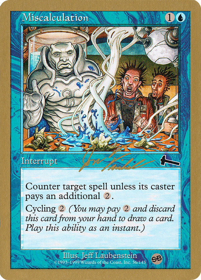 Miscalculation - World Championship Decks 2000 (WC00)