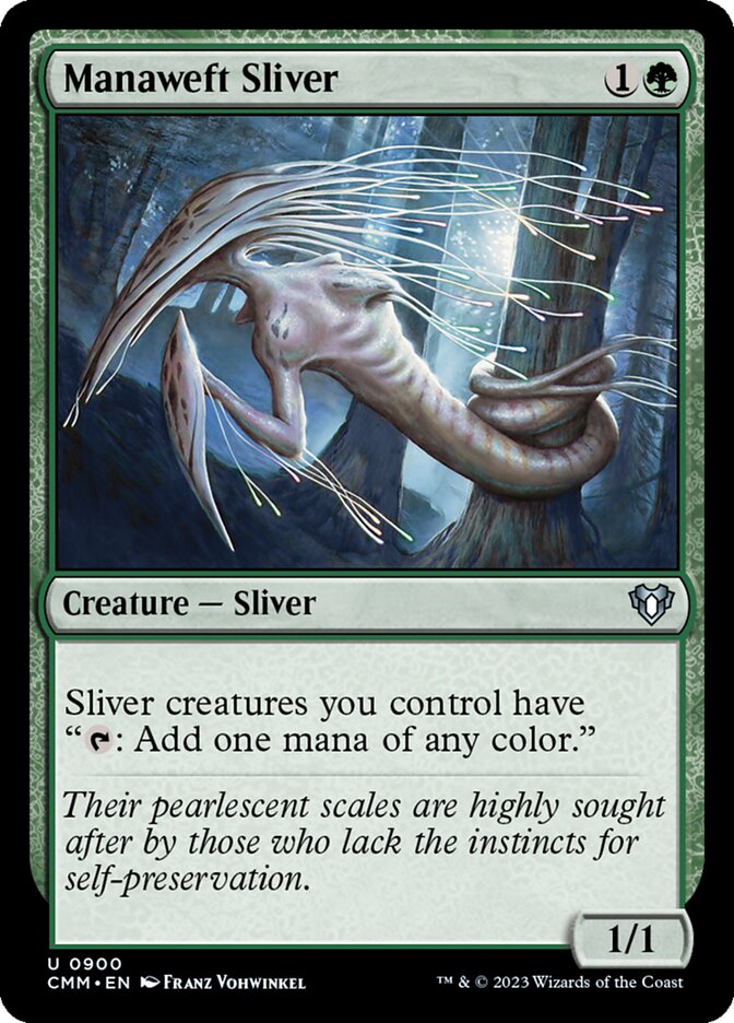 Manaweft Sliver - [Foil] Commander Masters (CMM)