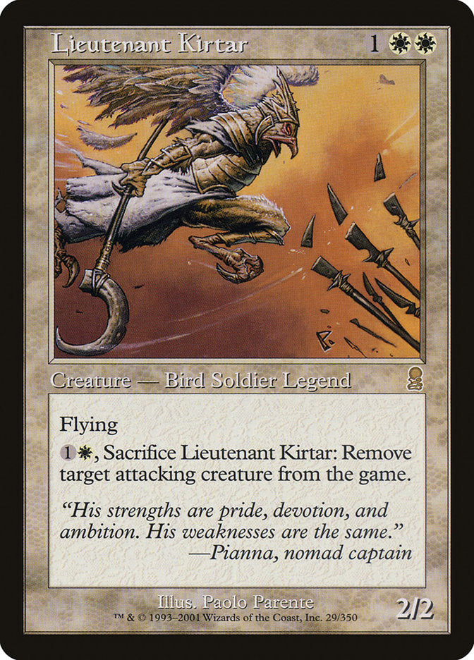 Lieutenant Kirtar - [Foil, Retro Frame] Odyssey (ODY)