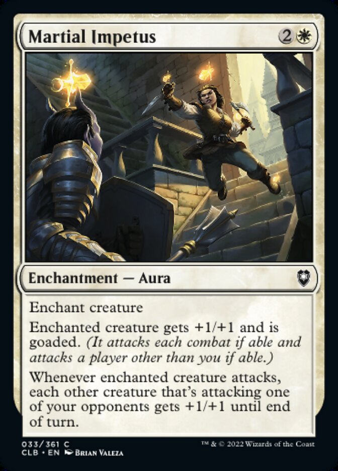 Martial Impetus - [Foil] Commander Legends: Battle for Baldur's Gate (CLB)