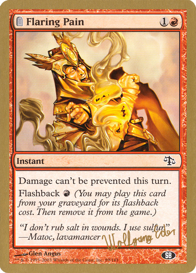 Flaring Pain - World Championship Decks 2003 (WC03)