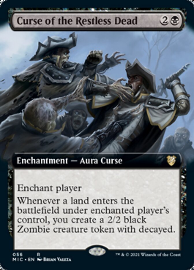 Curse of the Restless Dead - [Extended Art] Midnight Hunt Commander (MIC)