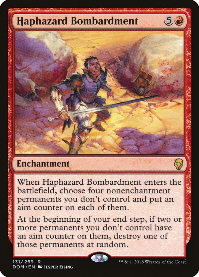 Haphazard Bombardment - [Foil] Dominaria (DOM)
