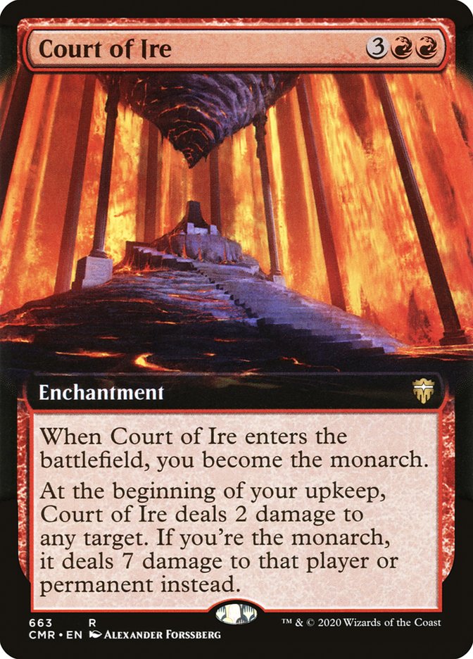 Court of Ire - [Extended Art] Commander Legends (CMR)